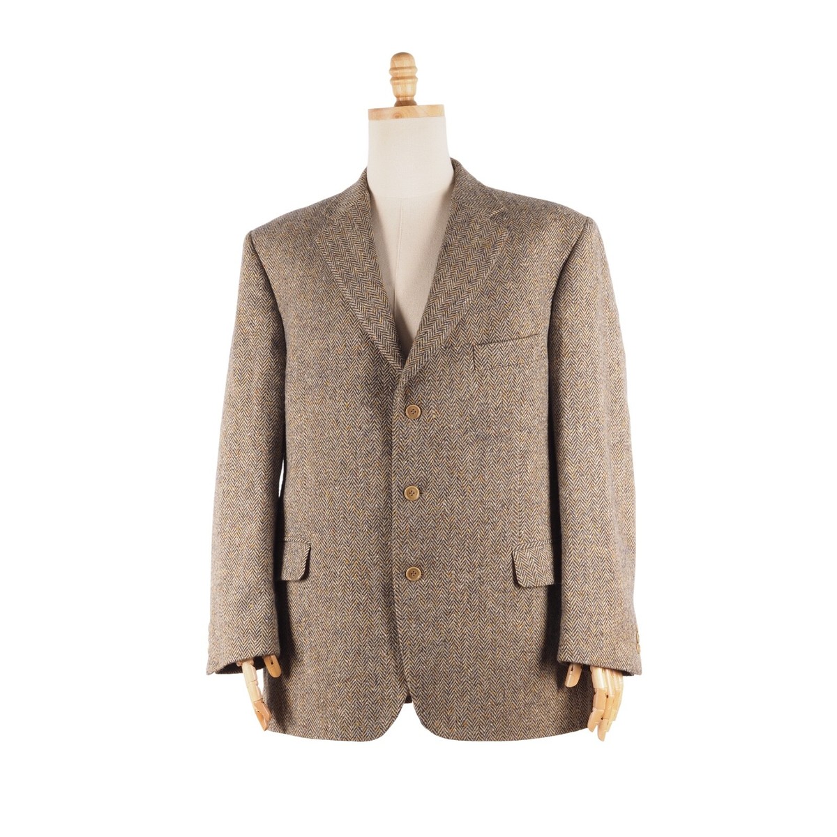 Magee Mens Wool Donegal Tweed Handwoven Blazer Sport Coat Jacket size 46 R  56