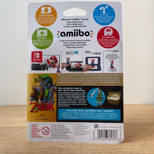 Amiibo The Legend of Zelda Link Ocarina of Time - Neuf Rare - Photo 3/7
