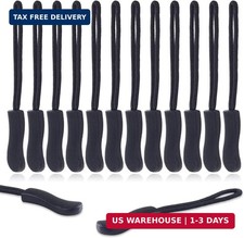 12Pack Zipper Pull Replacement, Golf Bag Parcord Zipper Pull Tab Replacement for