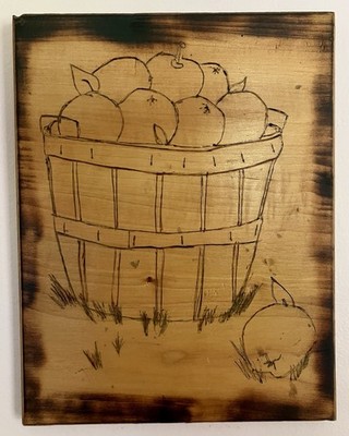 Apples Wood Cut 