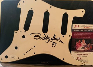 Buddy Guy Signed Guitar Pickguard Blues JSA