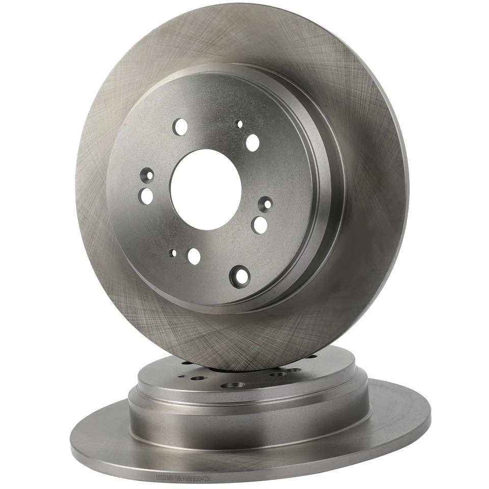 334mm Rear Brake Rotors For 2011 2012 - 2017 Honda Pilot Odyssey Acura MDX ZDX - Image 3 of 4