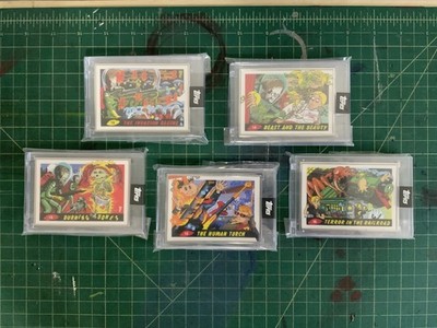 2022 Topps x Ermsy Entertainment Blend - Mars Attacks AP Set (Cards #12-16)