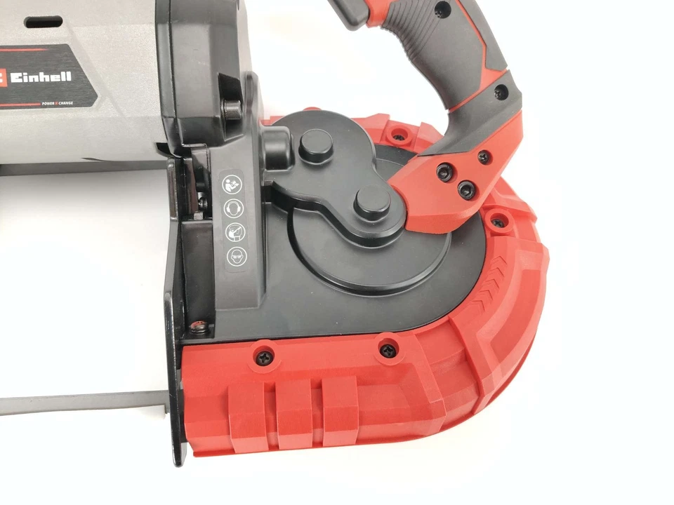 SEGA A NASTRO A BATTERIA EINHELL POWER X-CHANGE TE-MB 18/127 LI - Immagine 4 di 4