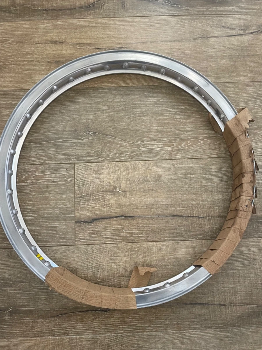 Silver Motorcycle Wheels and Rims 2.75in. Rim Width for sale