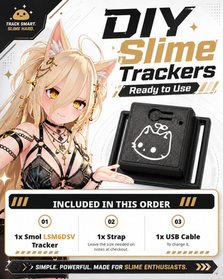 SlimeVR Compatible Full-Body Trackers 1x Smol LSM6DSV SlimeVR Trackers