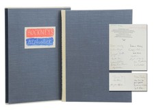 Product Image: David Hockney's Alphabet ~ SIGNED by HOCKNEY & STEPHEN SPENDER ~ Deluxe Limited