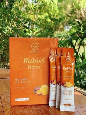 Rubiss Detox Fruits Passionfruit & Pineapple - Nuoc Giam Can Chanh Day Va Khom
