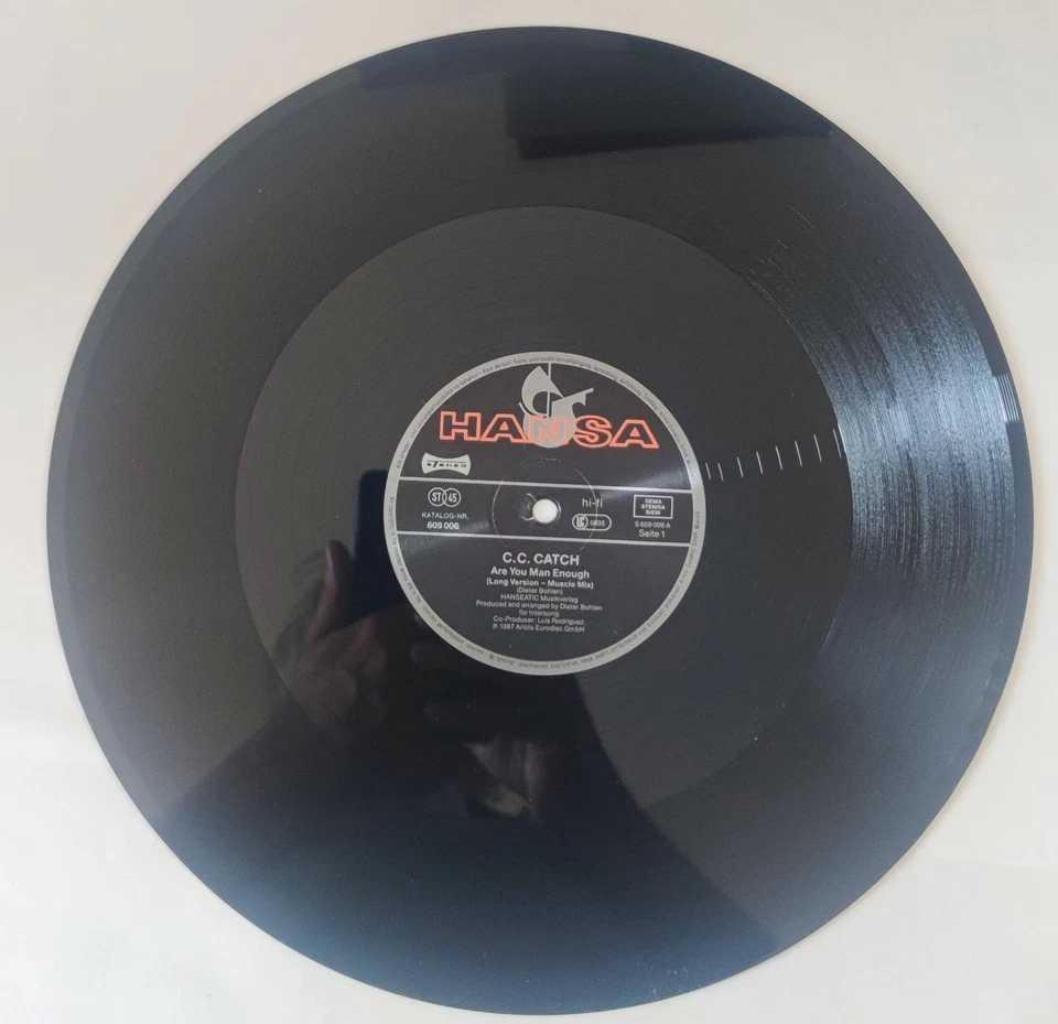 C.C. Catch – Are You Man Enough - Maxi-single 12" Europa 1987 - Immagine 3 di 4