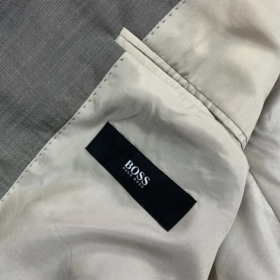 Traje para hombre Hugo Boss mezcla lana seda talla 40R 34x33 Foto 3 de 4