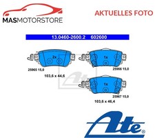 SATZ BREMSBELÄGE BREMSKLÖTZE HINTEN ATE 130460-26002 A FÜR NISSAN QASHQAI II