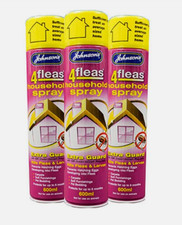 3 x Johnsons 4Fleas Household Flea Spray - 18 Months Protection - Includes IGR