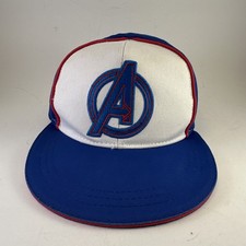 Avengers Assemble A logo Baseball Hat Men Snapback Marvel Comics Red White Blue