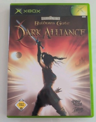 Xbox X Box Classic Baldurs Gate Dark Alliance Interplay mit org.  XBOX Label!!