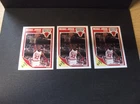 LOT OF (3) MICHAEL JORDAN 1989/90 FLEER BASKETBALL CARDS NM/MT TO MINT