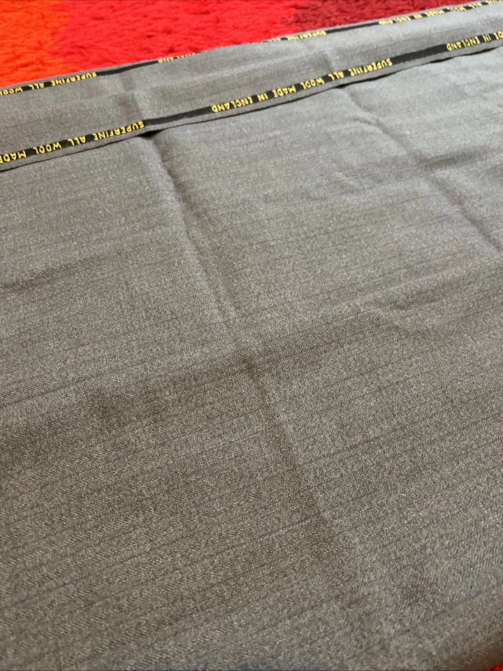 СУПЕРТОНКАЯ ШЕРСТЯНАЯ ТКАНЬ ДЛЯ КОСТЮМОВ СДЕЛАНО В АНГЛИИ - Изображение 2 из 4