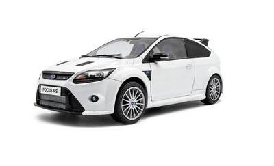 Solido Modellauto 1:18 Ford Focus RS MK2 Pack RS Plus Frozen Weiß 2009 S1813102