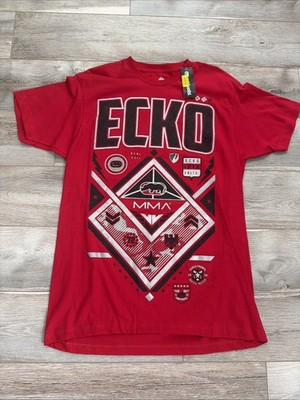 Ecko Unlimited MMA Size Large Red Rhino Graphic T-shirt New With Tag Y2K