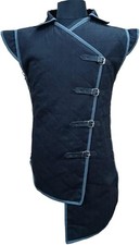 Medieval Arming Gambeson   Sleeveless Quilted Armor Vest for SCA, LARP