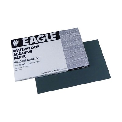 Eagle Abrasives 1311500 Waterproof 9x5.5 Sanding Half Sheets P1500-A 50qty
