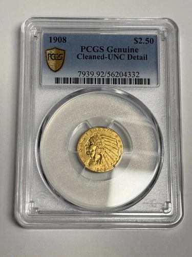 1908-P Indian Quarter Eagle — photo from the most recent tracked eBay sale