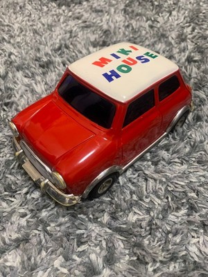Seltenes Miki House Mini Cooper Weißblech Retro Minicar