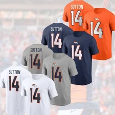 HOT - Courtland Sutton #14 Denver Broncos 2025 Player Name & Number Fans S-5XL