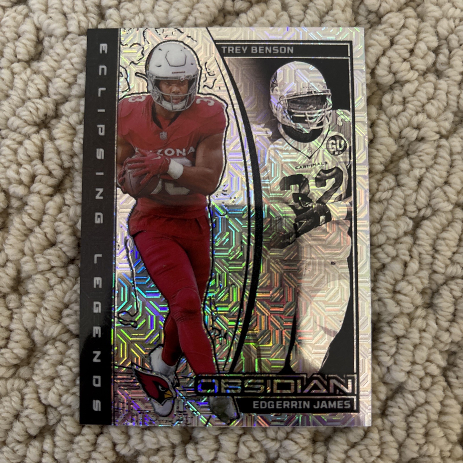 Trey Benson Panini Obsidian Embers #17 Base
