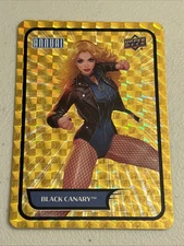 2024 DC Annual / Black Canary Gold BackScatters Sticker Card B-6
