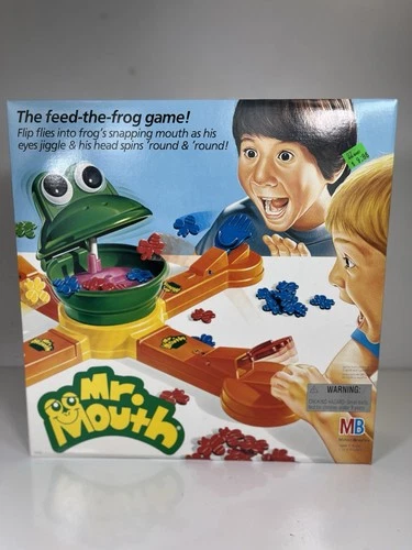 Vintage 1987 Mr. Mouth Milton Bradley Feed The Frog Animated Board Game NEW