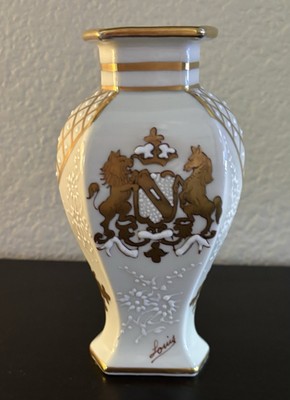 Rare Edme Samson Porcelain de Paris Armorial Jar 1870's France 