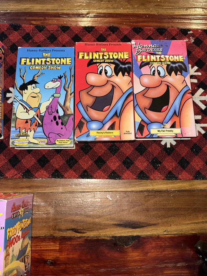 The Flintstones 30 Year Anniversay Comedy Show Collection VHS Cartoons Lot Of 18 Foto 3 de 4