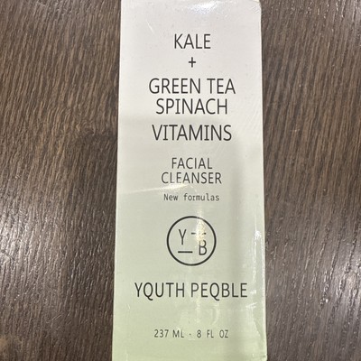 Kale Green Tea & Spinach Vitamin Cleanser, Green Tea Face Wash, Gentle Cleanser