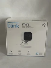 BLINK Mini Indoor Plug-in HD Smart Security Camera w/ Motion Detection (WHITE)