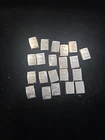 Lot Of 21 .999 Silver Valcambi Bar 1 Gram (21 grams total)