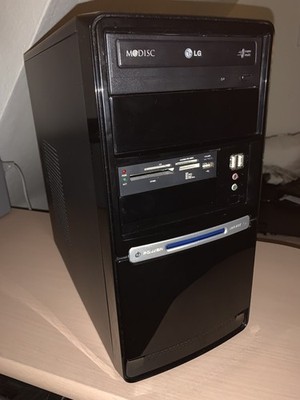 (126)  AMD Gamer-PC mit 2 Festplatten RAM 8GB SSD 120GB HDD 500GB Windows 11 Pro