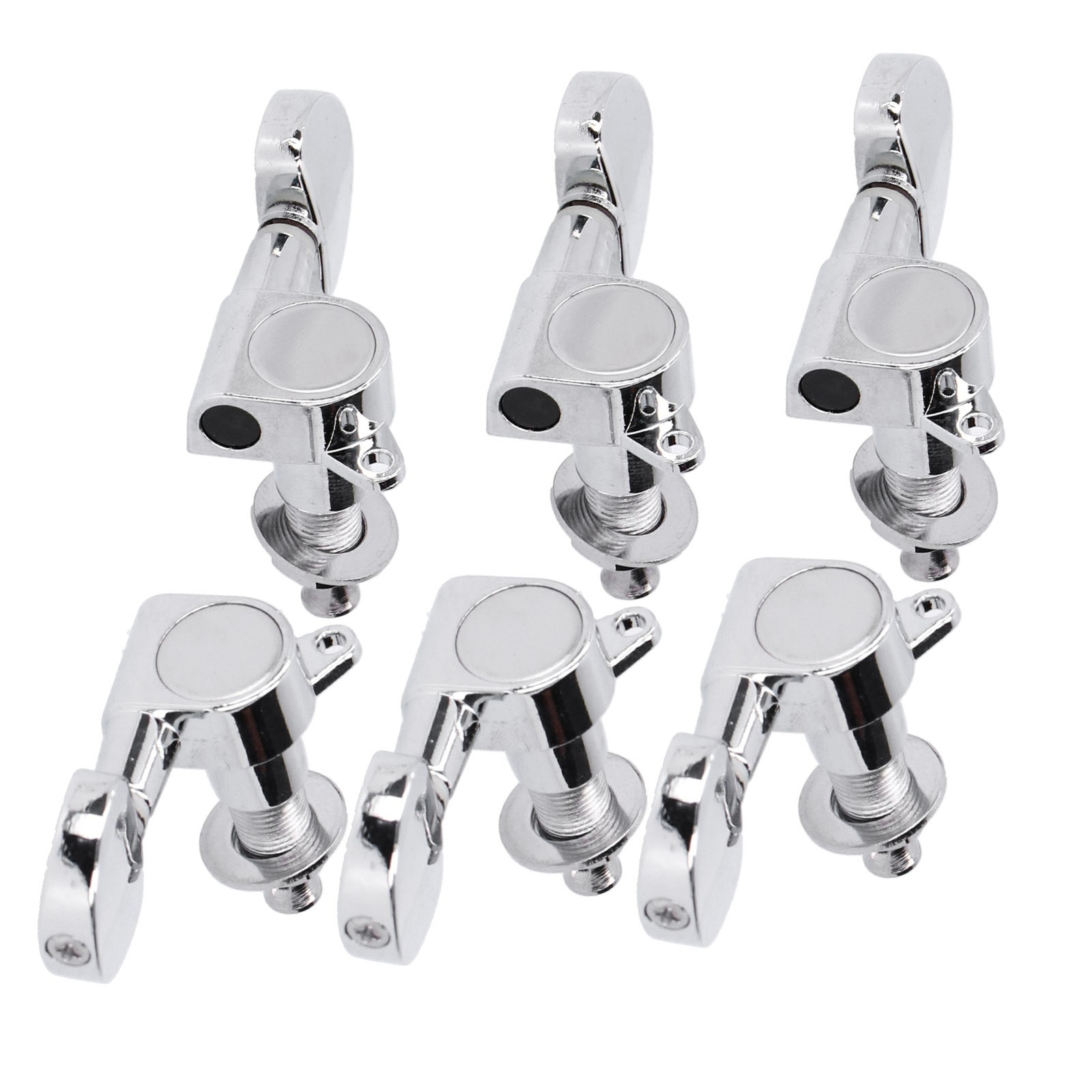 Guitar Locking Tuners Head Knobs Tuning Pegs 3 Left 3 Right Musical Instrument A