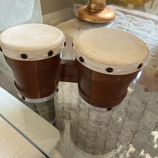 Vintage Wood Bongos Hand Lap Drums My Bongos Early 1960&rsquo;s