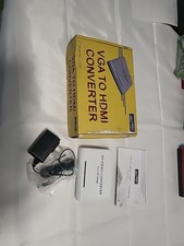 VGA to HDMI Full HD 1080P Video Audio Converter Adapter Box for Laptop PC DVD