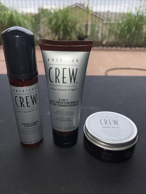 American Crew Beard Care Lot Of 3 Mixed Various 2.3/3.3/2.1 Fl Oz LOT OF 3 NEW