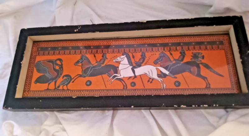 Hamilton collection Etruscan Greek Roman Antiquities--glued to cardboard-READ-