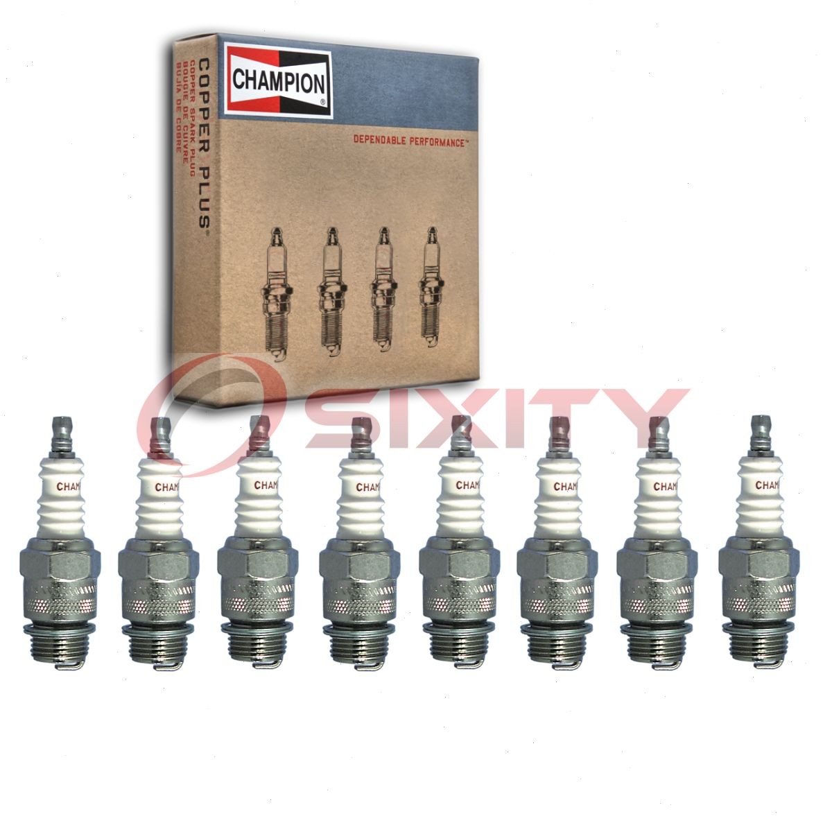8 pc Champion Industrial Spark Plugs for 1936-1937 Buick Special 40 3.8L wu