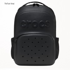 Crocs Classic Backpack 18L OS Black TikTok Viral Holds 29 Jibbitz Charms Bag