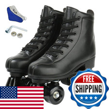 Xudrez Roller Skates For Women Men Shiny Double Row Four Wheels Roller Skates
