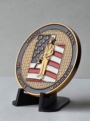  FBI SALT LAKE CITY DIVISION FEDERAL BUREAU OF INVESTIGATIONS CHALLENGE COIN 