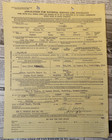 WWII 1942 VA Insurance Form 350 Life Insurance Application Albion T Sawyer — photo 1