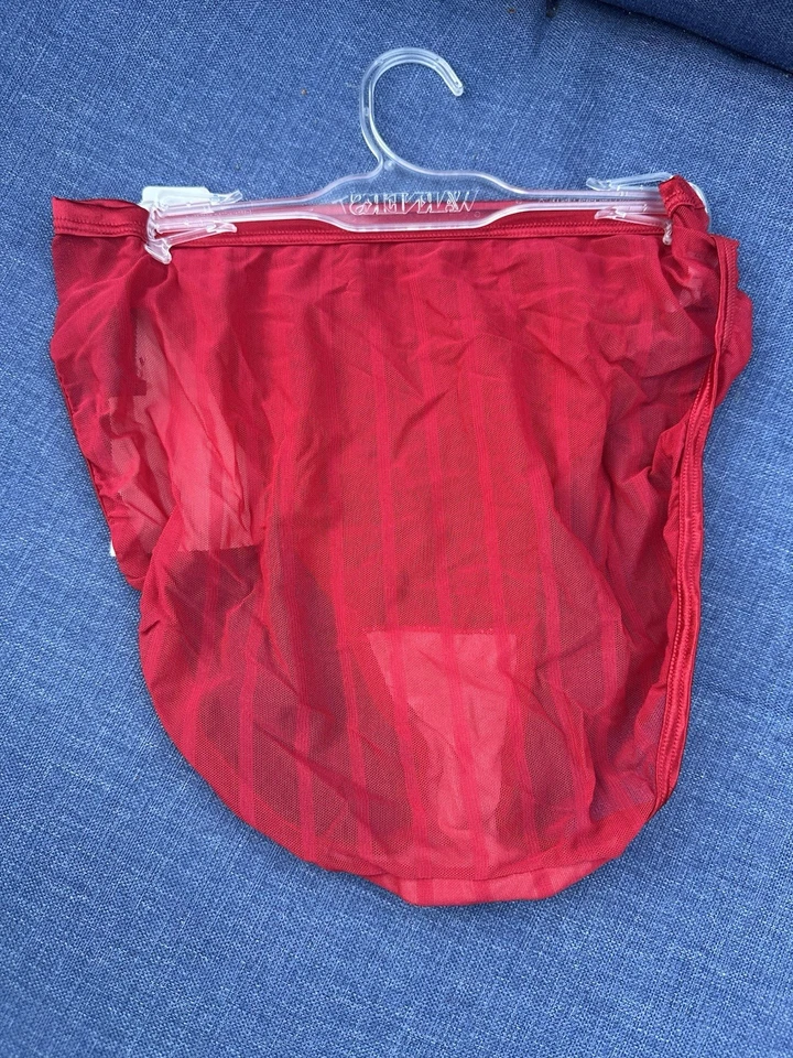 BRAGAS BREVES TRANSPARENTES BRILLANTES ROJAS WARNERS THE NAKED TRUTH DE COLECCIÓN Talla 6 Nuevas con Etiquetas Foto 3 de 3
