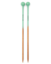 mindfulknits Premium Straight Beech Wood Knitting Needles - Single Pointed