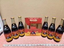 VTG Royal Crown Cola 6 Pack RC Cola 6 Pack Bottles 12 Oz FULL BOTTLES RARE