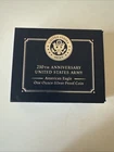 US Mint 250th Ann. United States Army American Eagle One Ounce Silver Proof Coin